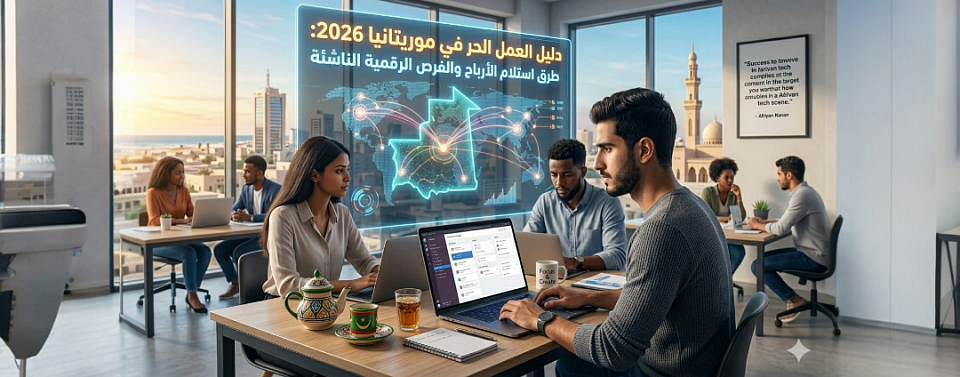 دليل العمل الحر في موريتانيا 2026: طرق استلام الأرباح والفرص الرقمية الناشئة