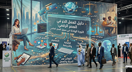 ​دليل العمل الحر في العصر الرقمي: الثورة الهادئة في سوق العمل العالمي