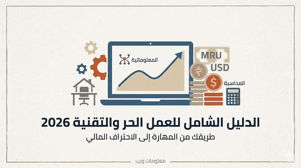 الدليل الشامل للنجاح في العمل الحر والتقنية 2026: من المهارة إلى الاحتراف المالي
