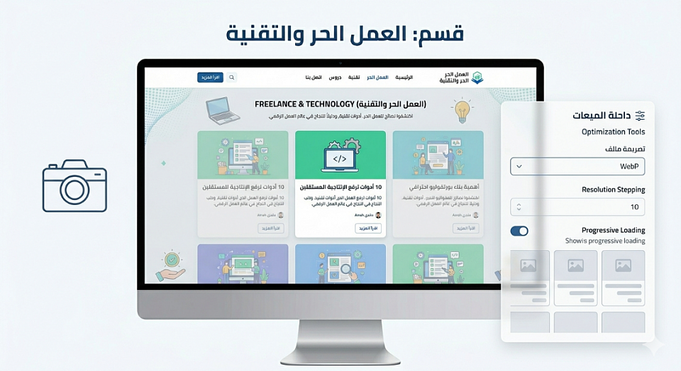 أقسام العمل الحر والتقنية