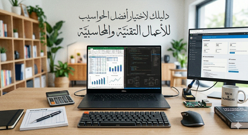 دليلك لاختيار أفضل الحواسيب للأعمال التقنية والمحاسبية