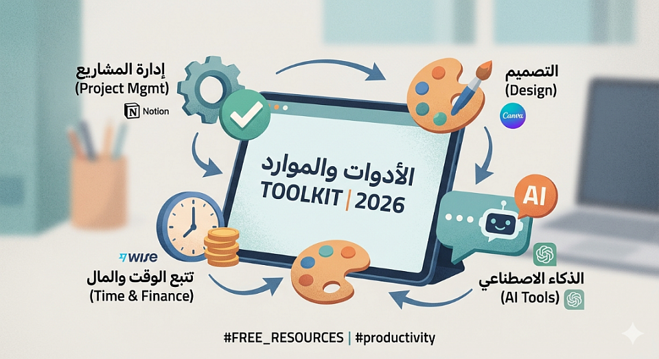 الدليل الشامل لأفضل أدوات وموارد العمل الحر 2026: طريقك نحو الاحترافية