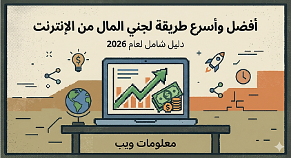 ماهي افضل وأسرع طريقه لي جني المال من الإنترنت؟ دليل شامل لعام 2026