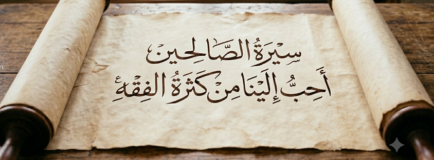 سيرة صالحين أحب إلينا من كثر الفقه الاسلامي