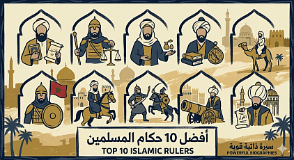 عمالقة التاريخ: سيرة ذاتية لأفضل 10 حكام في تاريخ الأمة الإسلامية
