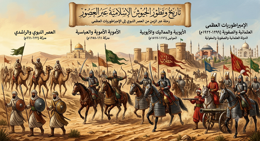 تاريخ وتطور الجيوش الإسلامية عبر العصور